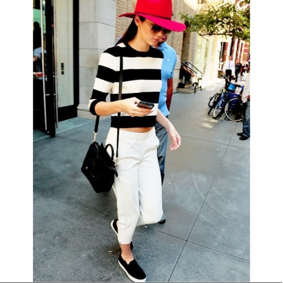 Theory Prosecco Harmona S striped crop top - Picture 6 of 6